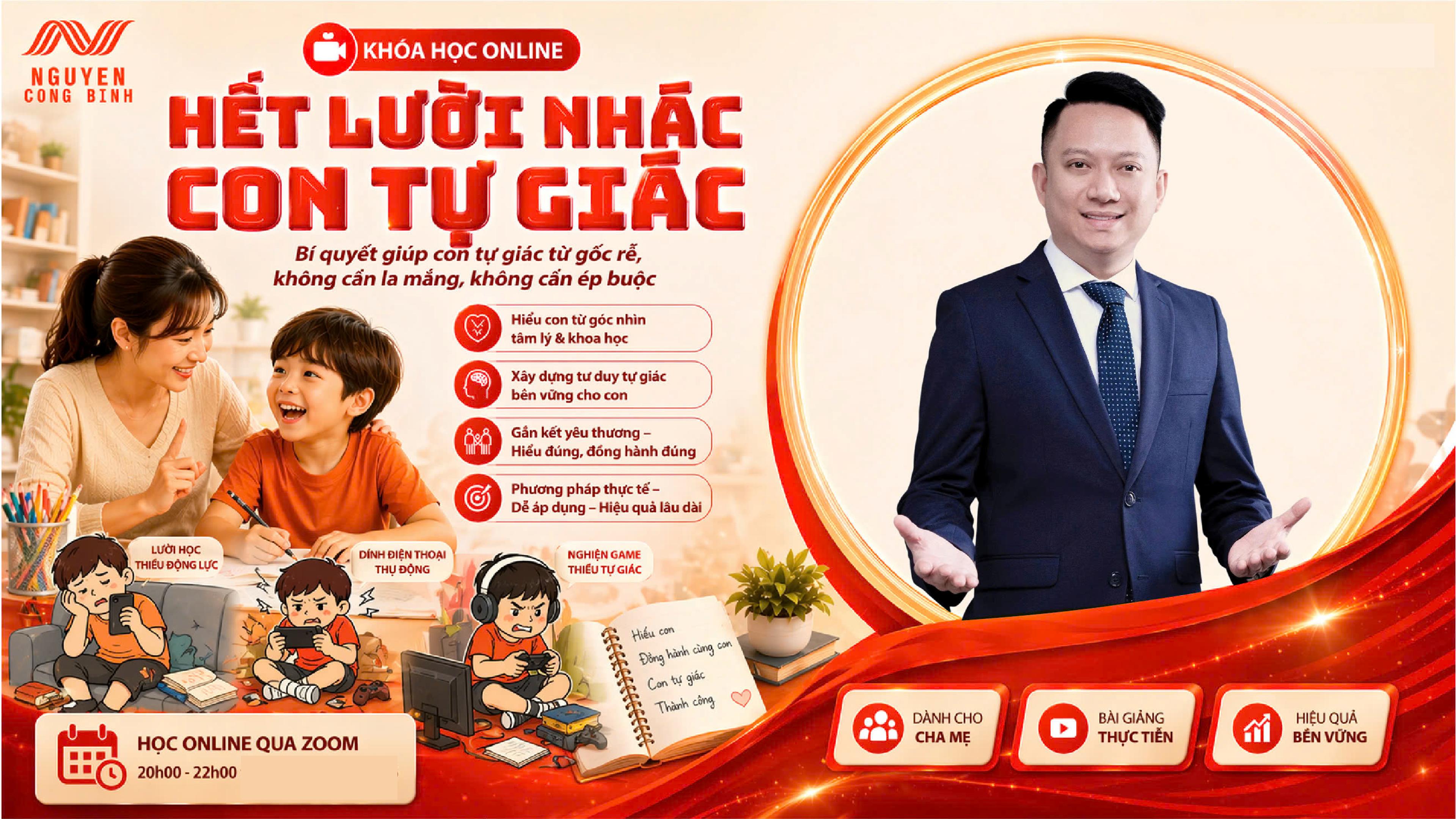 Hết lười nhác - Con tự giác